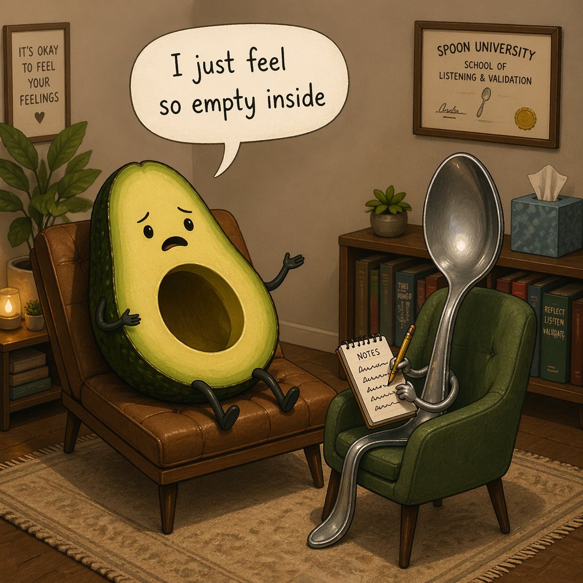 产品视觉 GPT Image 2 提示词：Food Pun Therapy Session