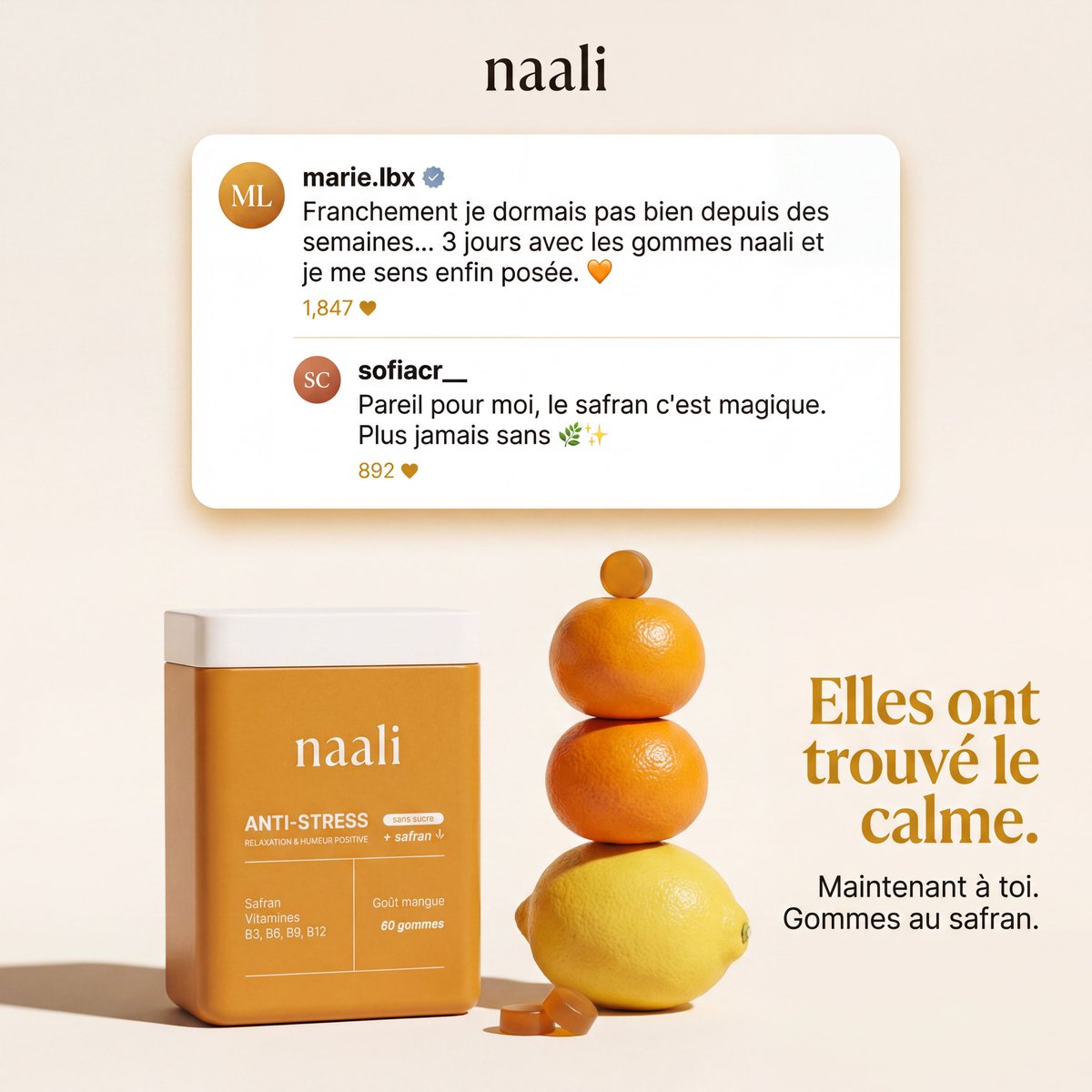 产品视觉 GPT Image 2 提示词：French Saffron Gummies Ad