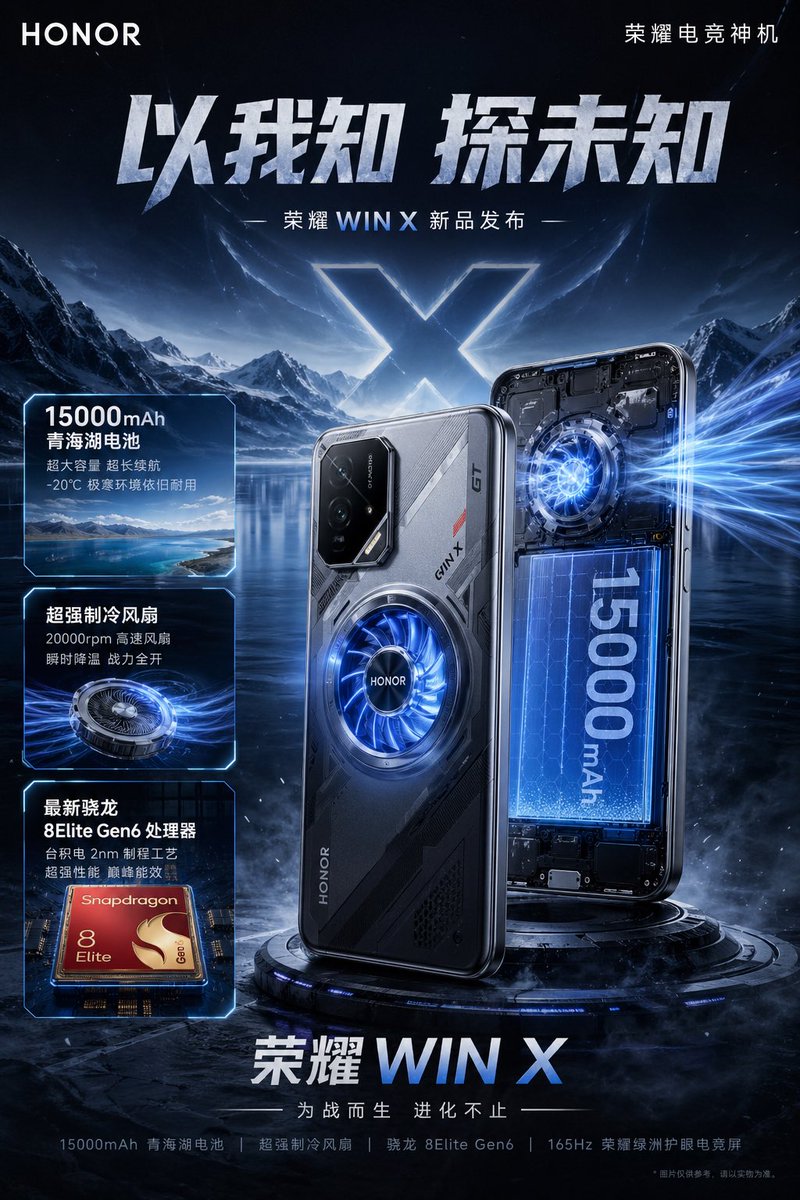 产品视觉 GPT Image 2 提示词：Futuristic Gaming Phone Launch Poster