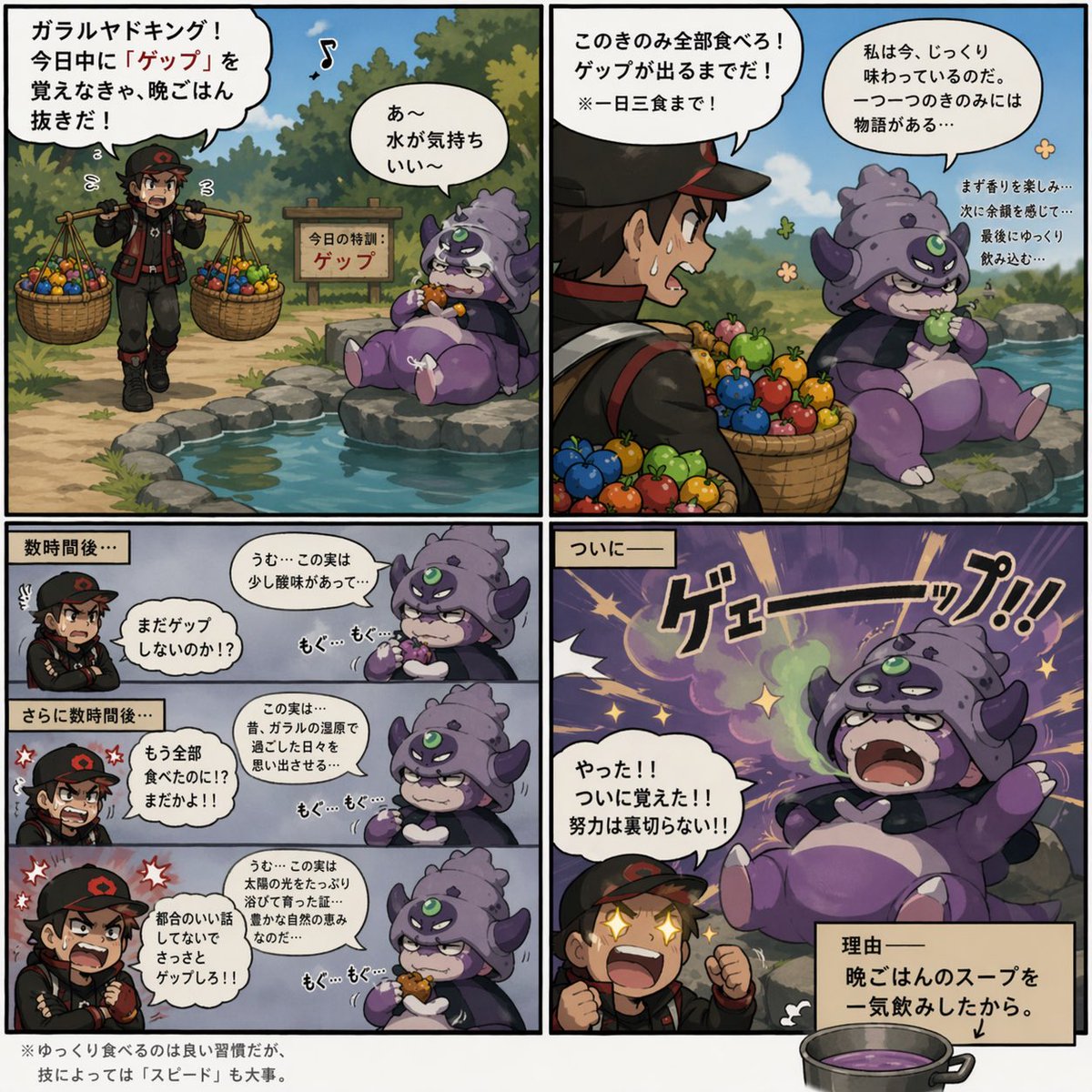 产品视觉 GPT Image 2 提示词：Galarian Slowking Learns Belch