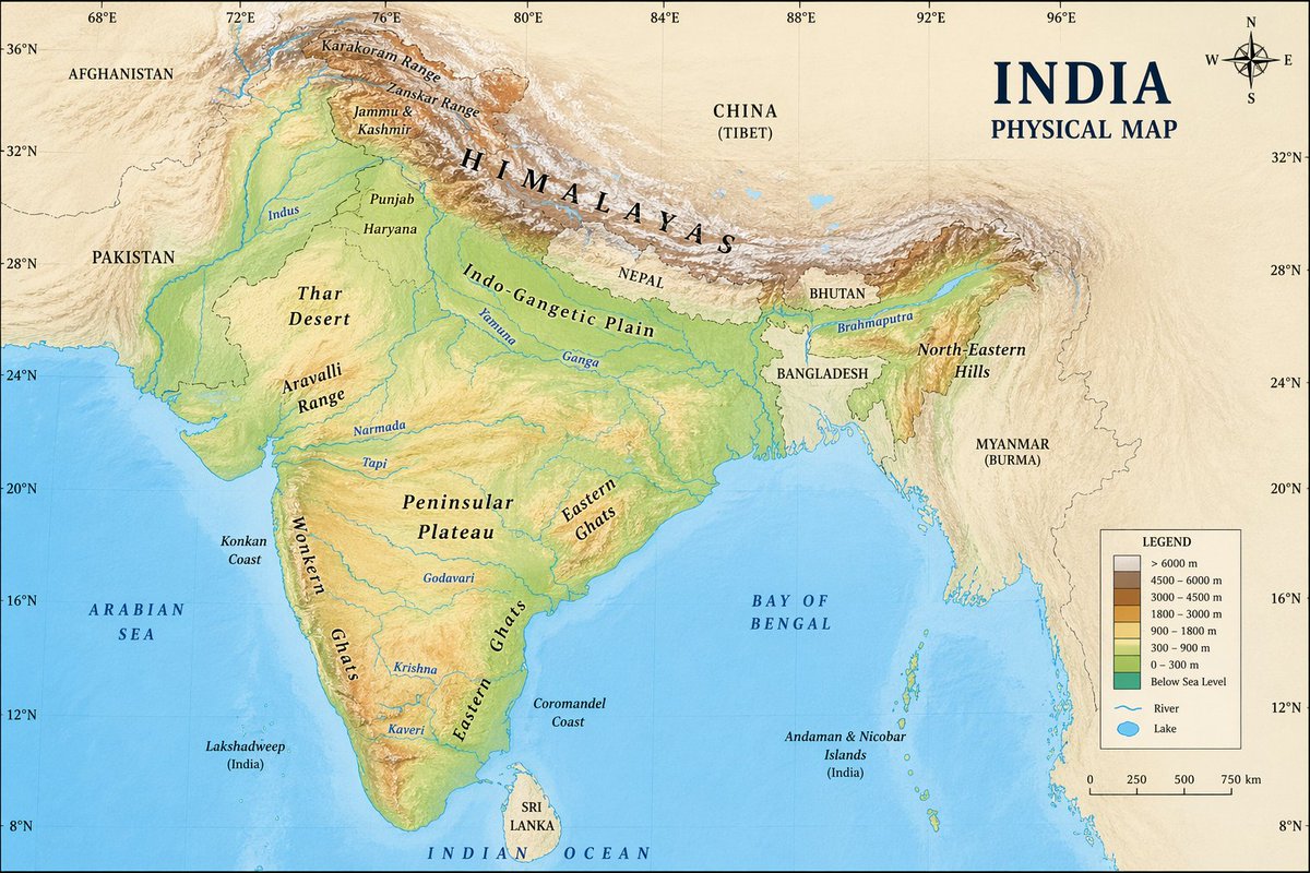 信息图 GPT Image 2 提示词：Geographic Map Illustration