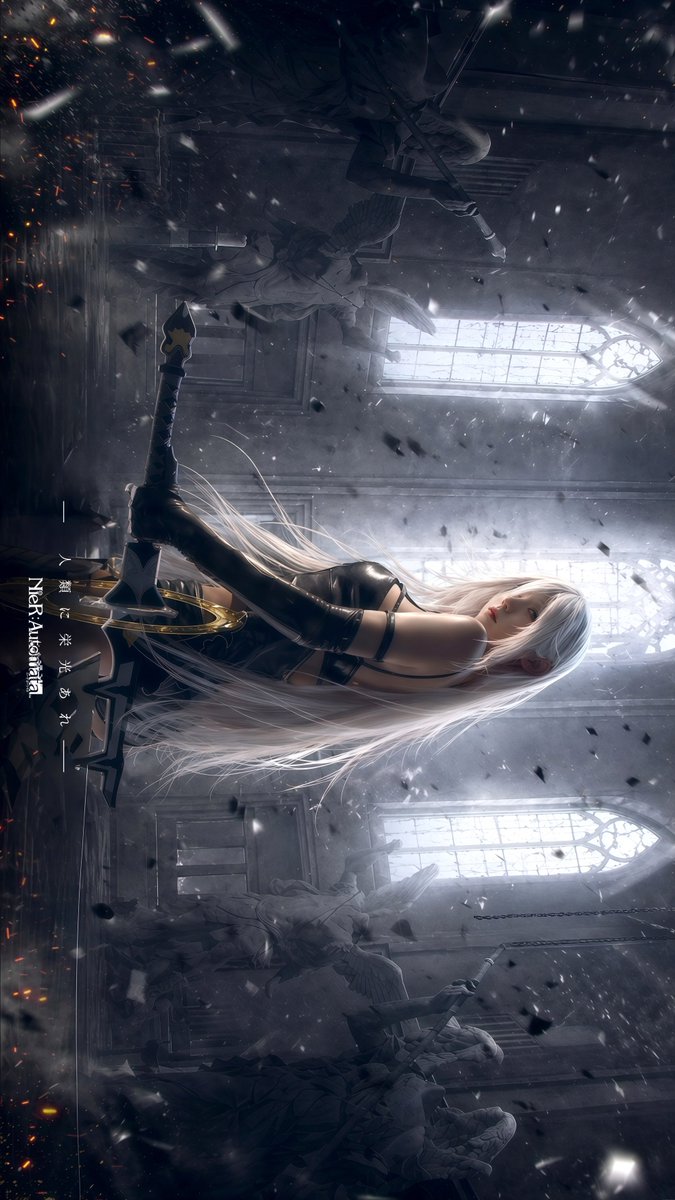 产品视觉 GPT Image 2 提示词：Gothic Android Warrior Cathedral Key Art