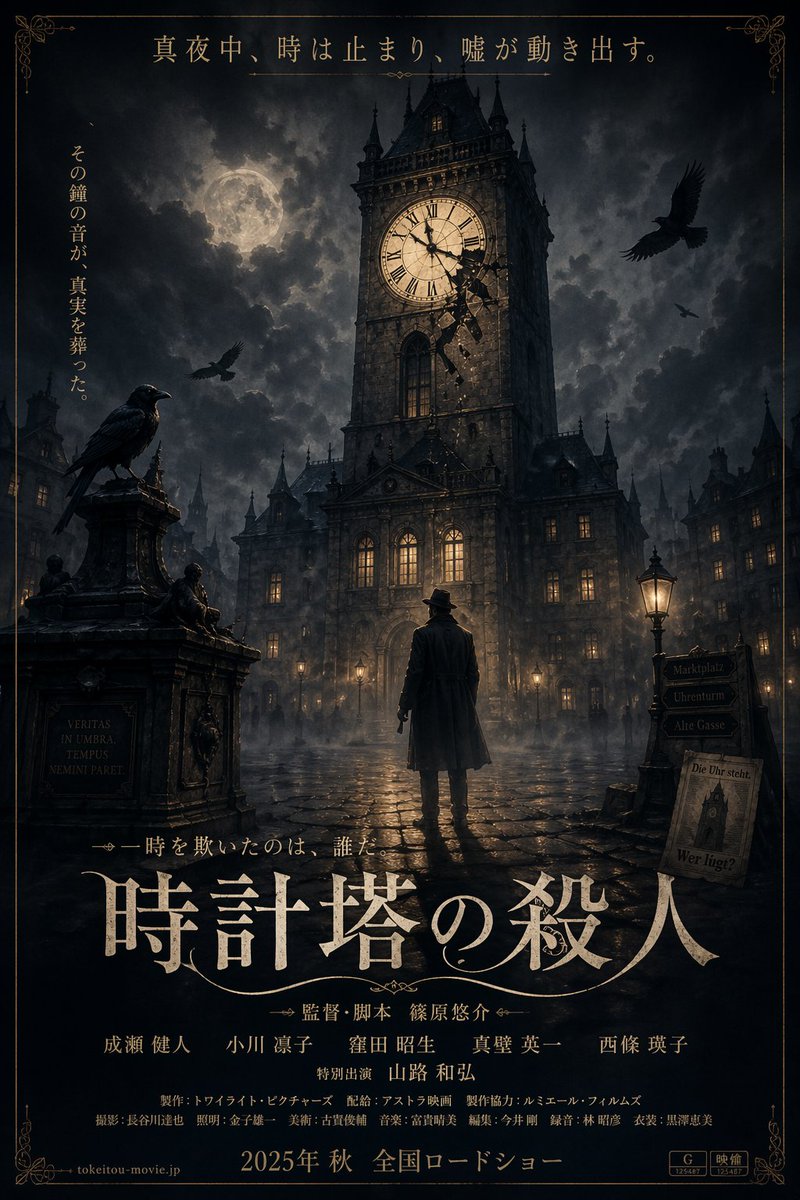 产品视觉 GPT Image 2 提示词：Gothic Mystery Movie Poster
