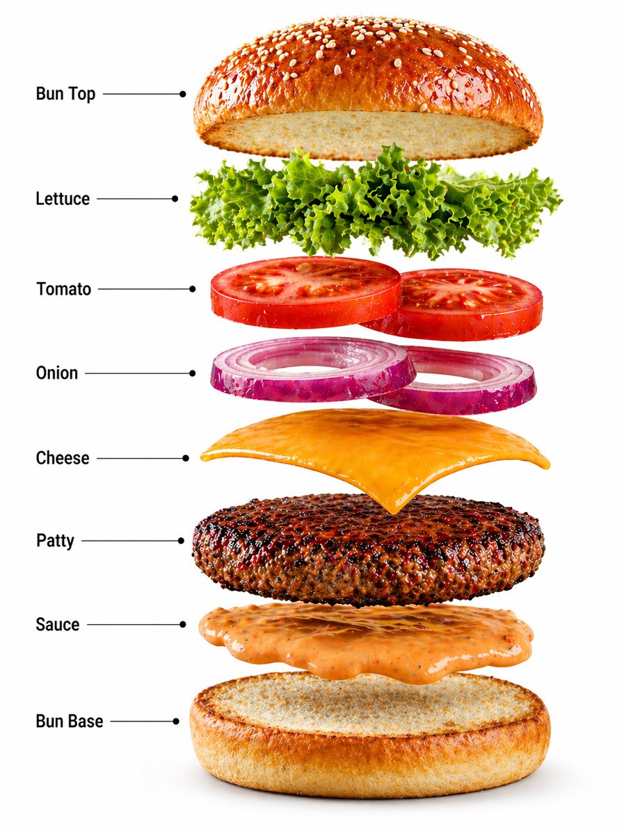 产品视觉 GPT Image 2 提示词：Gourmet Burger Commercial Photography