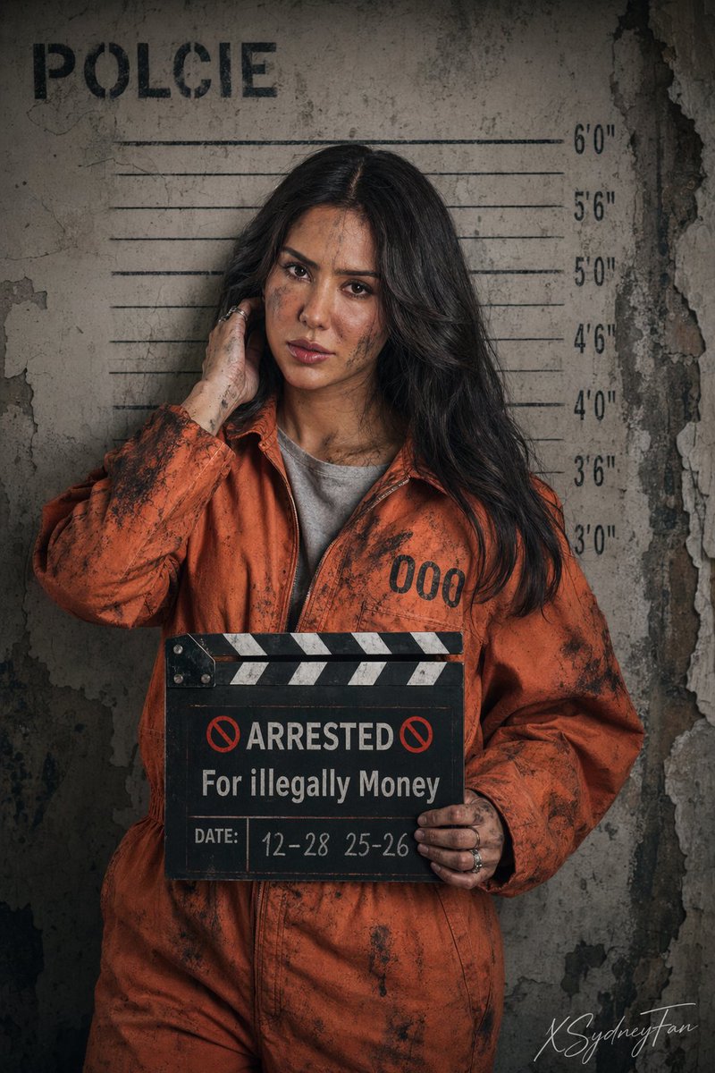 信息图 GPT Image 2 提示词：Gritty Prison Mugshot Portrait