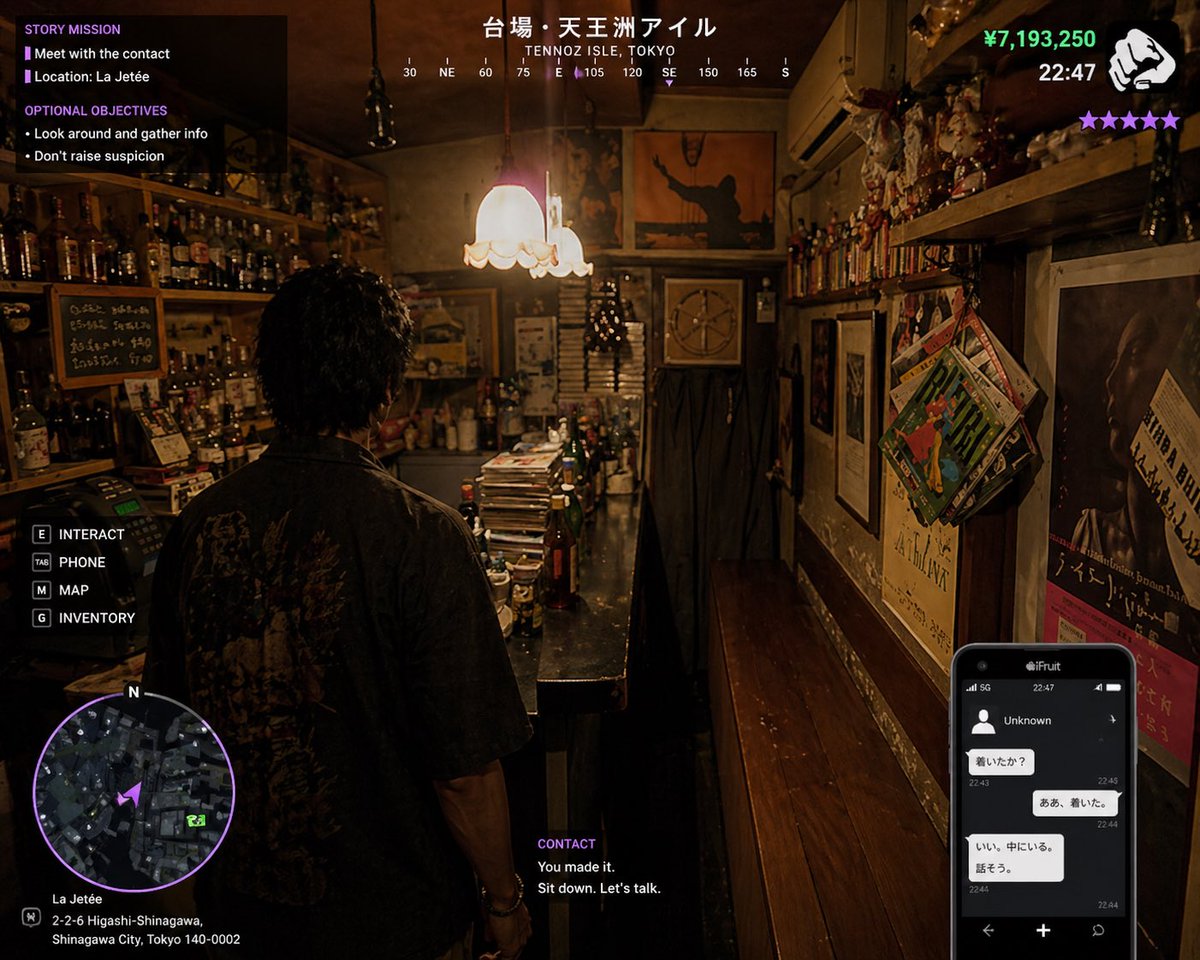 故事绘本 GPT Image 2 提示词：retro open-world game 6 Shinjuku Bar Scene
