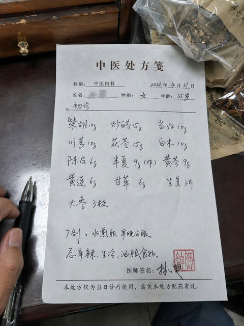创意灵感 GPT Image 2 提示词：手写中西药方图片