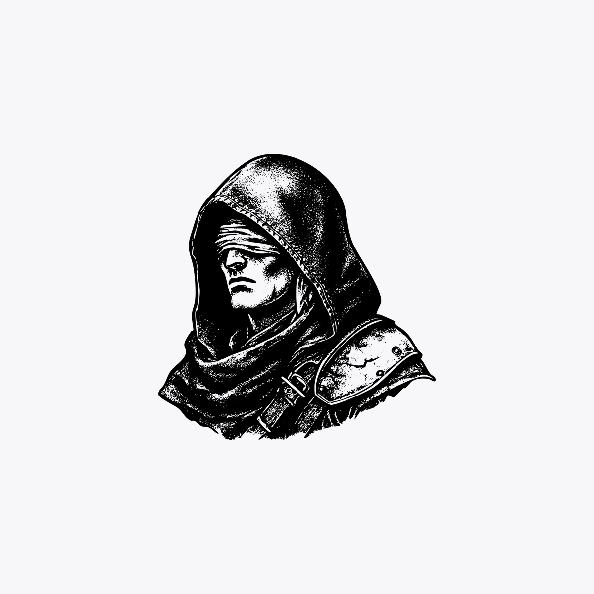 产品视觉 GPT Image 2 提示词：Hooded Rogue with Blurred Face