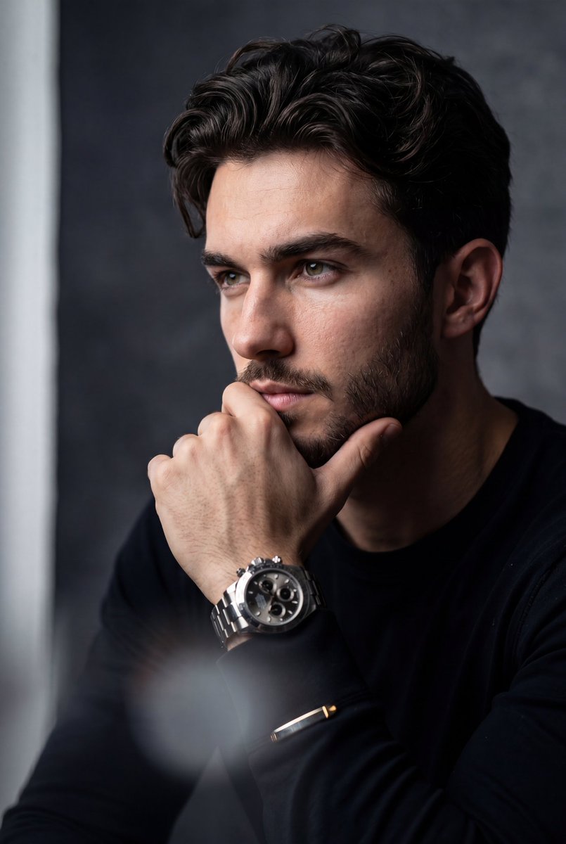 产品视觉 GPT Image 2 提示词：Hyper-Realistic Stoic Portrait