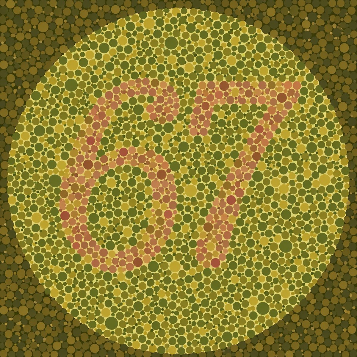 创意灵感 GPT Image 2 提示词：Ishihara Color Blindness Test Plate