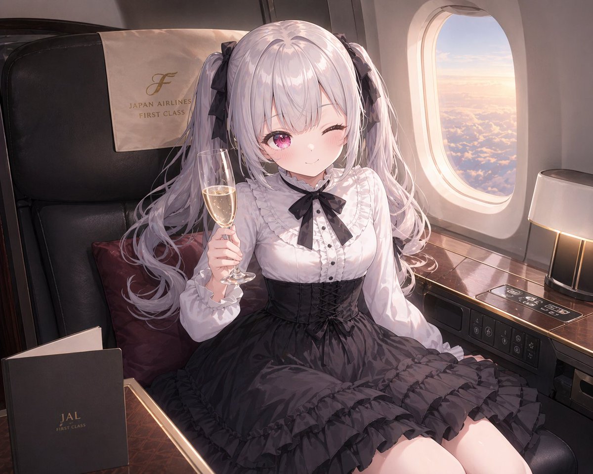 创意灵感 GPT Image 2 提示词：JAL First Class Cabin Interior