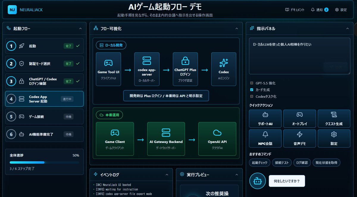 产品视觉 GPT Image 2 提示词：Japanese AI Game Launch Dashboard