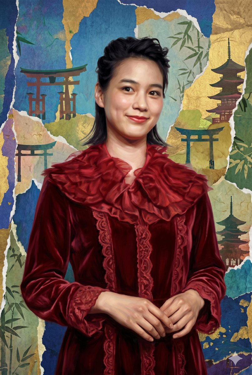 产品视觉 GPT Image 2 提示词：Japanese Collage Fashion Portrait