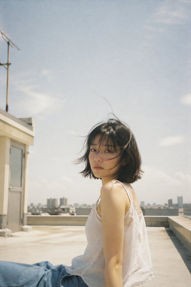 界面稿 GPT Image 2 提示词：Japanese Film Aesthetic Rooftop