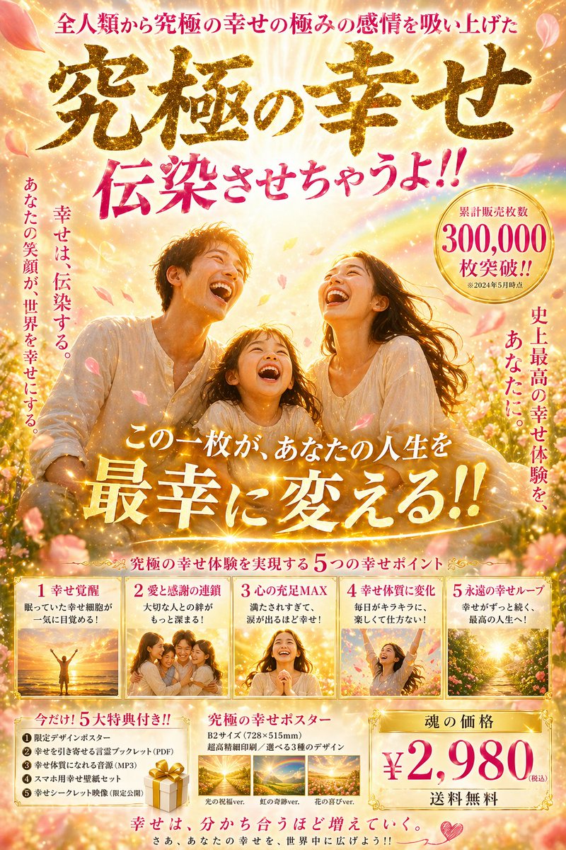 产品视觉 GPT Image 2 提示词：Japanese Happiness Seminar Promo Poster