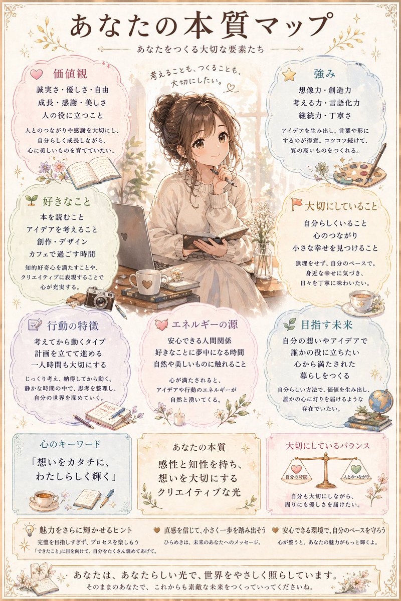 产品视觉 GPT Image 2 提示词：Japanese Personality Map Poster