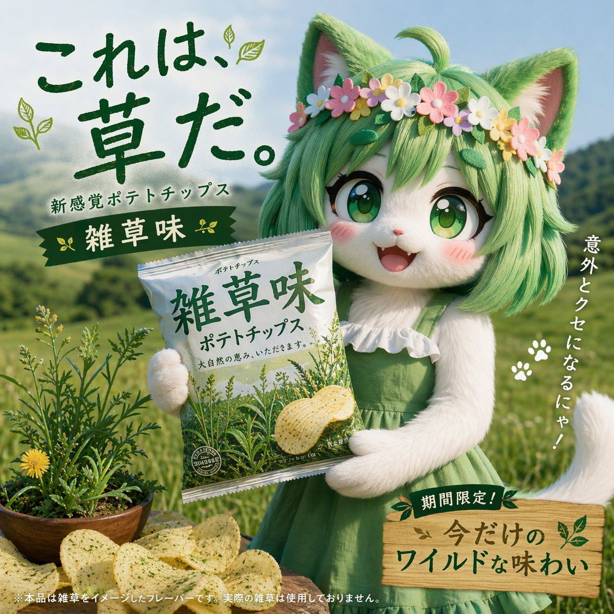 产品视觉 GPT Image 2 提示词：Japanese Potato Chip Advertisement