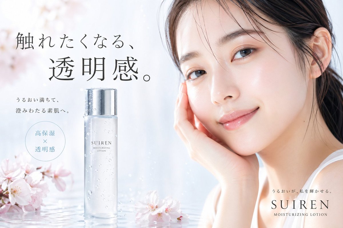 产品视觉 GPT Image 2 提示词：Japanese Skincare Lotion Ad