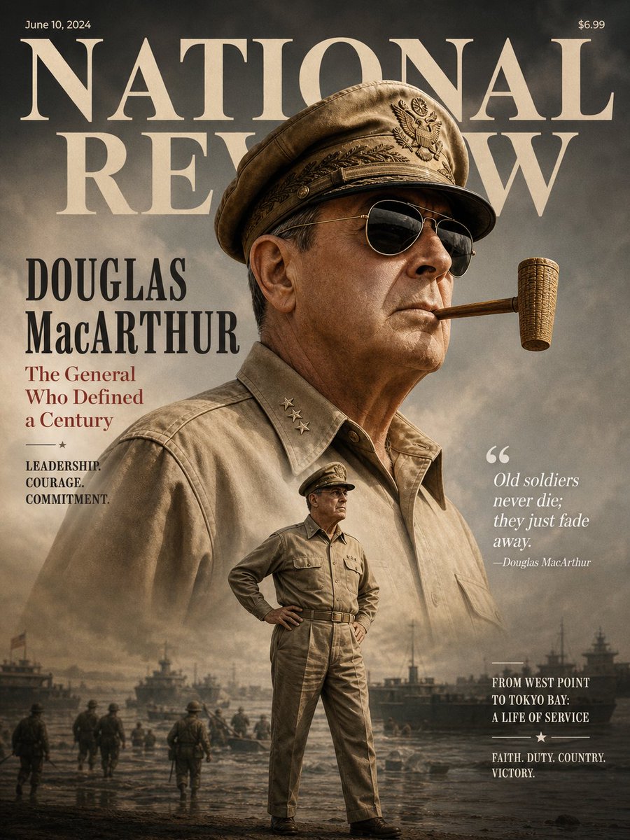 角色设定 GPT Image 2 提示词：Layered MacArthur Magazine Cover