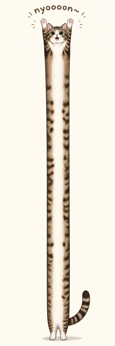 产品视觉 GPT Image 2 提示词：Long Stretching Tabby Cat