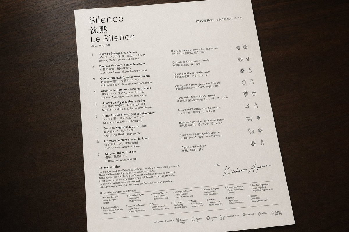 产品视觉 GPT Image 2 提示词：Luxury Bilingual Tasting Menu Photo