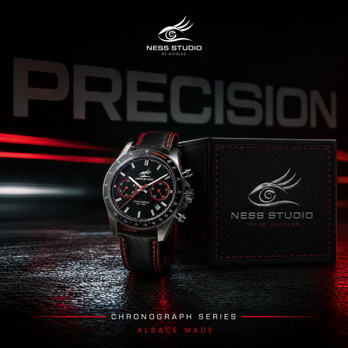产品视觉 GPT Image 2 提示词：Luxury Chronograph Watch Ad