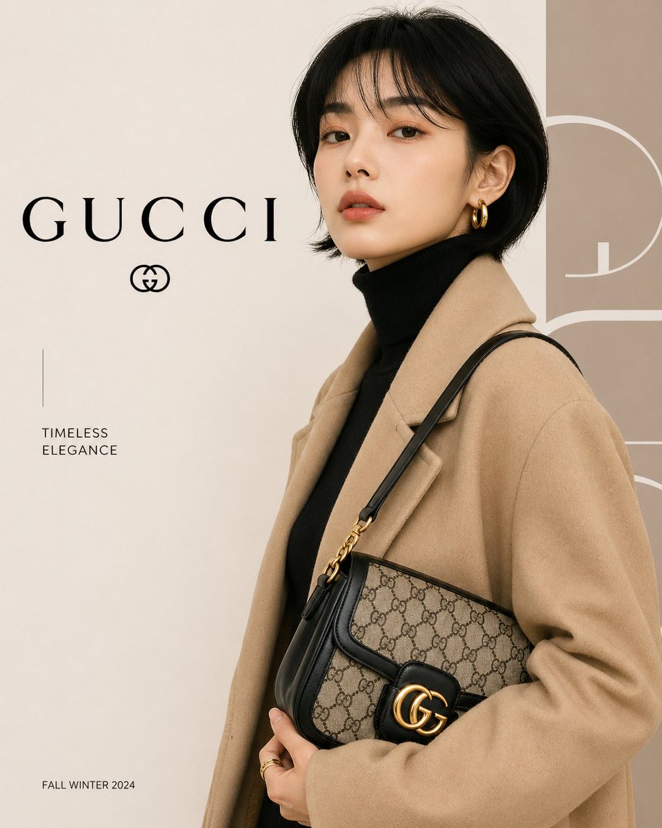 产品视觉 GPT Image 2 提示词：Luxury Fashion Ad Poster
