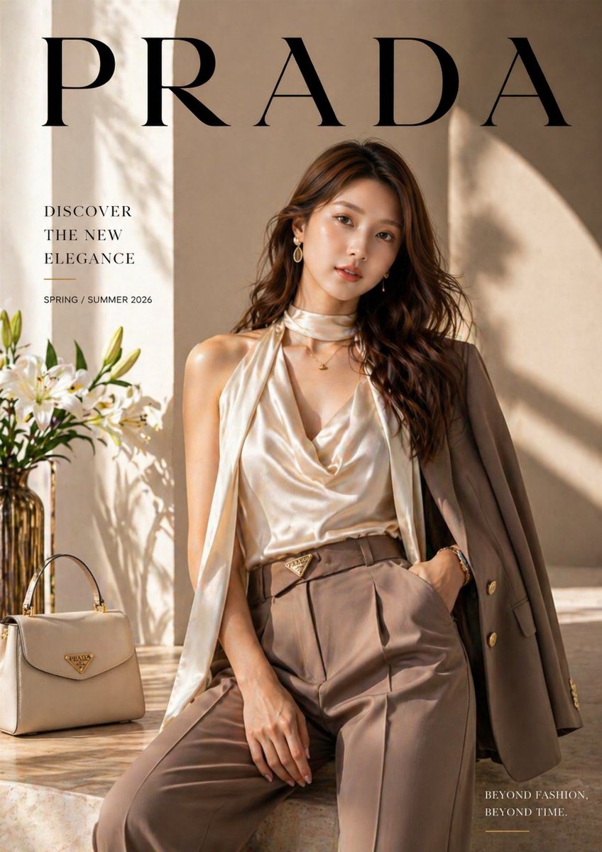产品视觉 GPT Image 2 提示词：Luxury fashion advertisement poster prompt