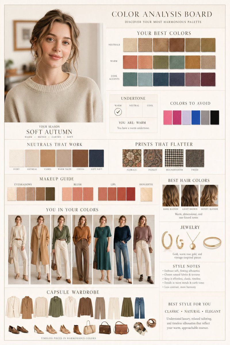 界面稿 GPT Image 2 提示词：Luxury Fashion Color Analysis Board