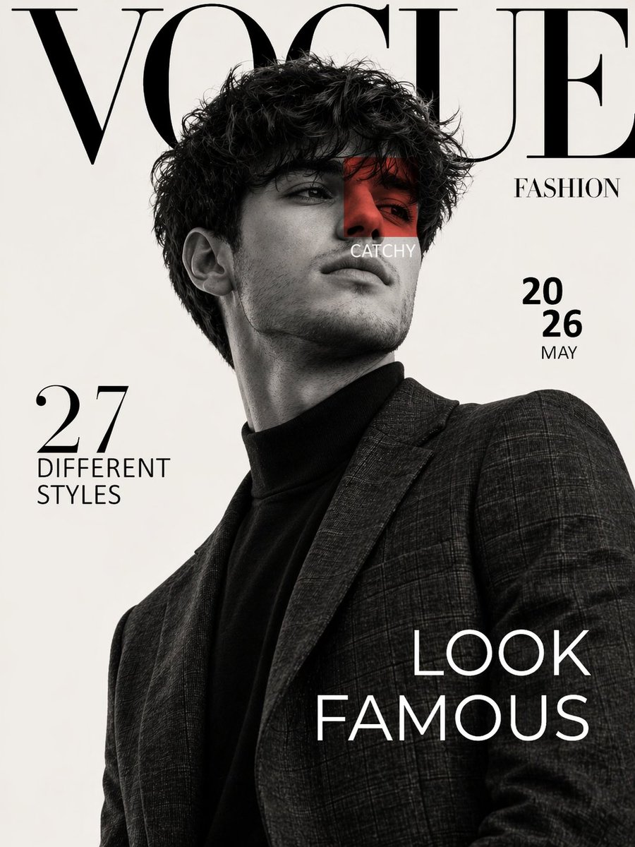 产品视觉 GPT Image 2 提示词：Luxury Fashion Magazine Cover Prompt