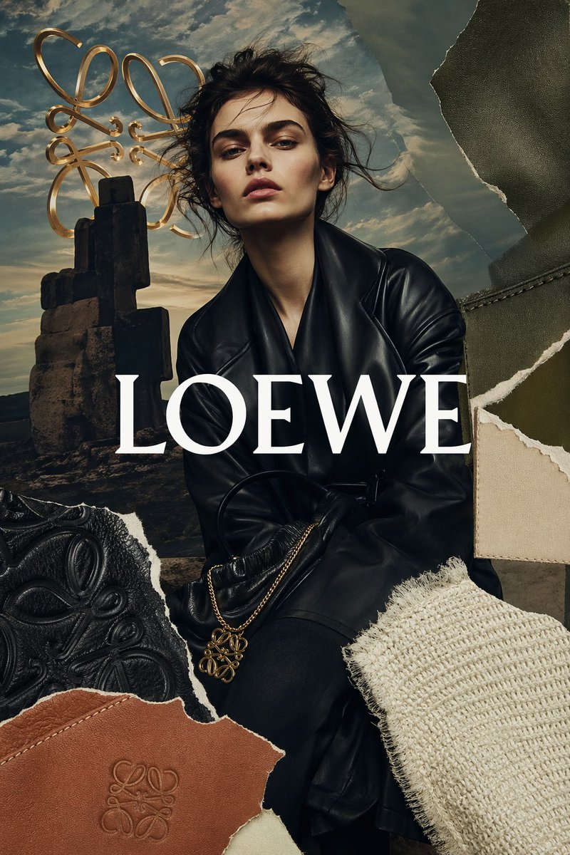 产品视觉 GPT Image 2 提示词：Luxury Leather Fashion Collage Ad