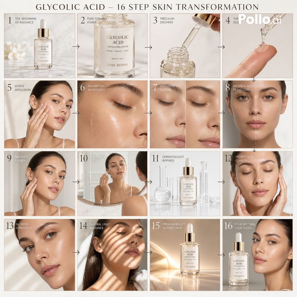 产品视觉 GPT Image 2 提示词：Luxury Skincare Ad Storyboard
