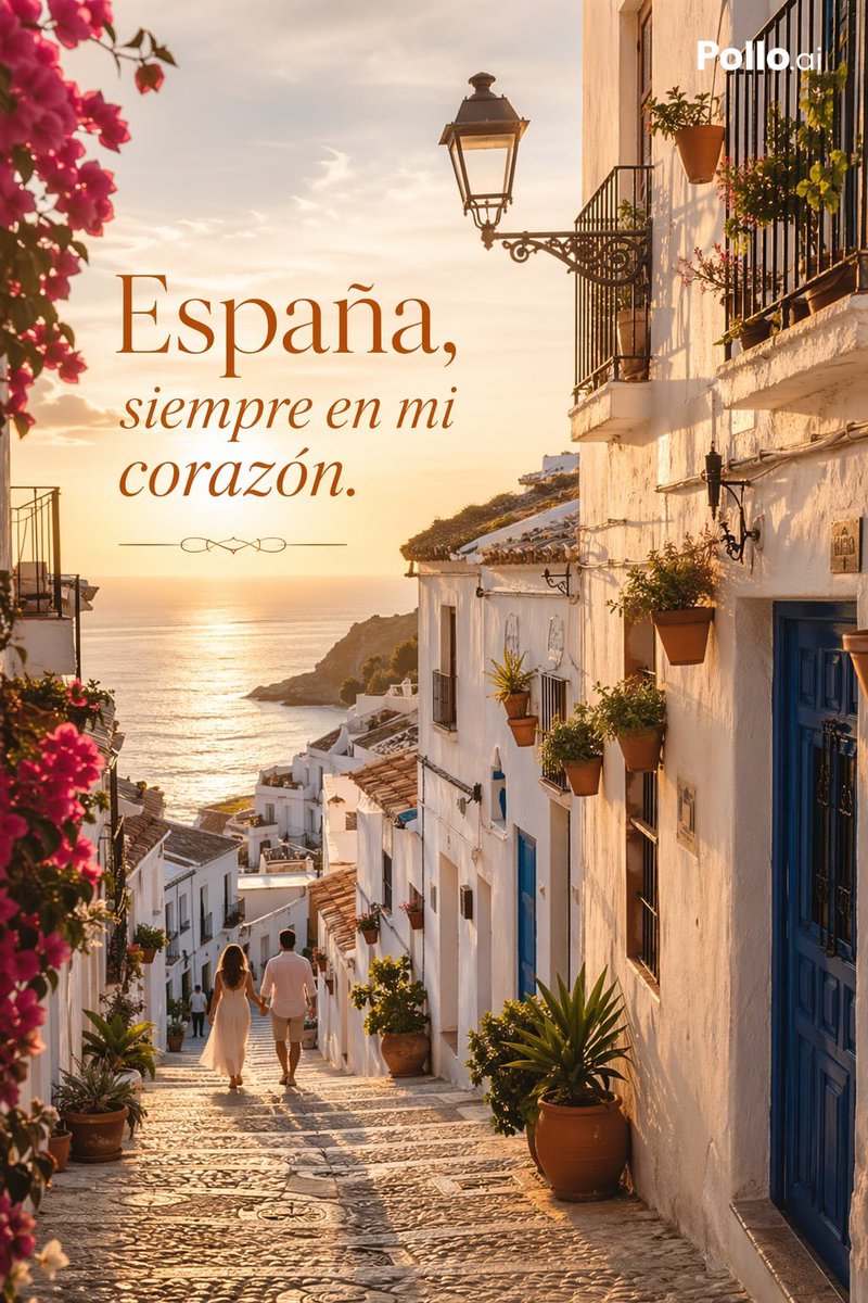 产品视觉 GPT Image 2 提示词：Luxury Spain Sunset Travel Poster