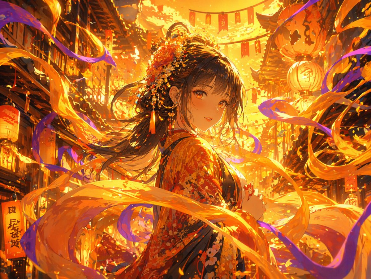 界面稿 GPT Image 2 提示词：Magical Glowing Ribbon Style Transformation