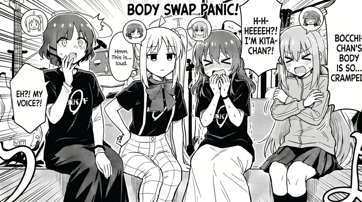 产品视觉 GPT Image 2 提示词：Manga Body Swap Band Panic