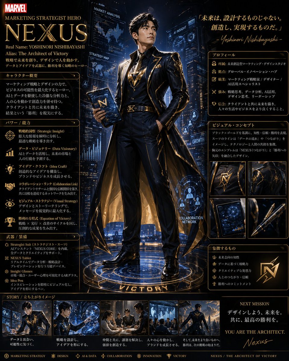 角色设定 GPT Image 2 提示词：Marvel Character Transformation