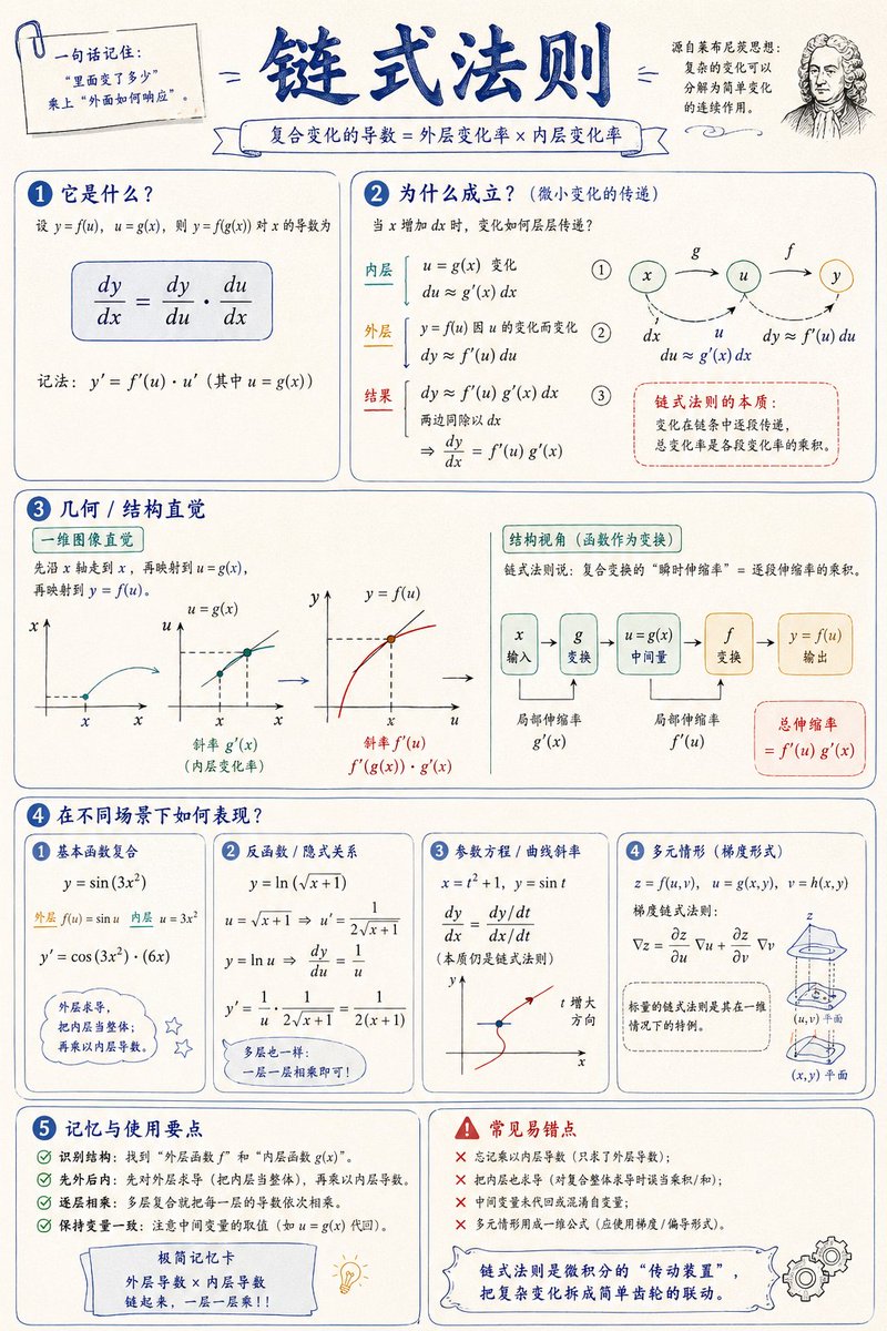 产品视觉 GPT Image 2 提示词：Mathematical Visualization Infographic Prompt