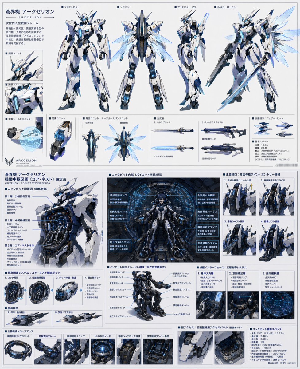 界面稿 GPT Image 2 提示词：Mecha Protagonist Design
