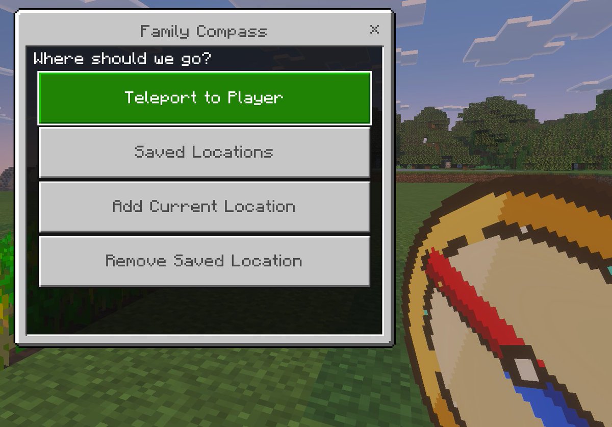 界面稿 GPT Image 2 提示词：Minecraft Family Compass UI