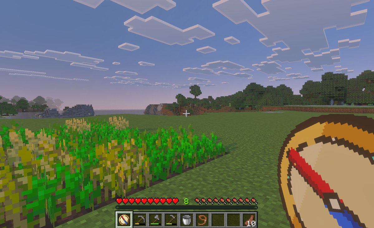 产品视觉 GPT Image 2 提示词：Minecraft Teleport Compass Screenshot