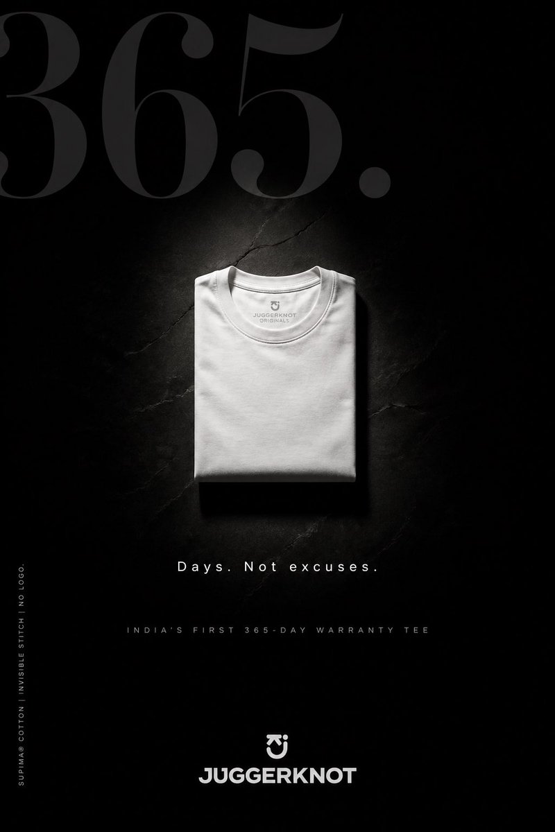 产品视觉 GPT Image 2 提示词：Minimal Luxury T-Shirt Ad Poster