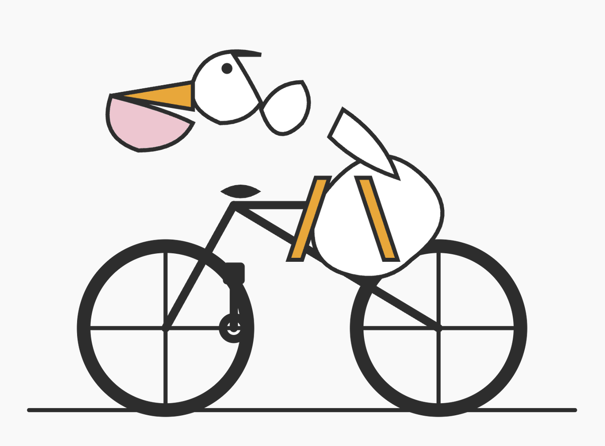 产品视觉 GPT Image 2 提示词：Minimal Pelican Riding Bicycle