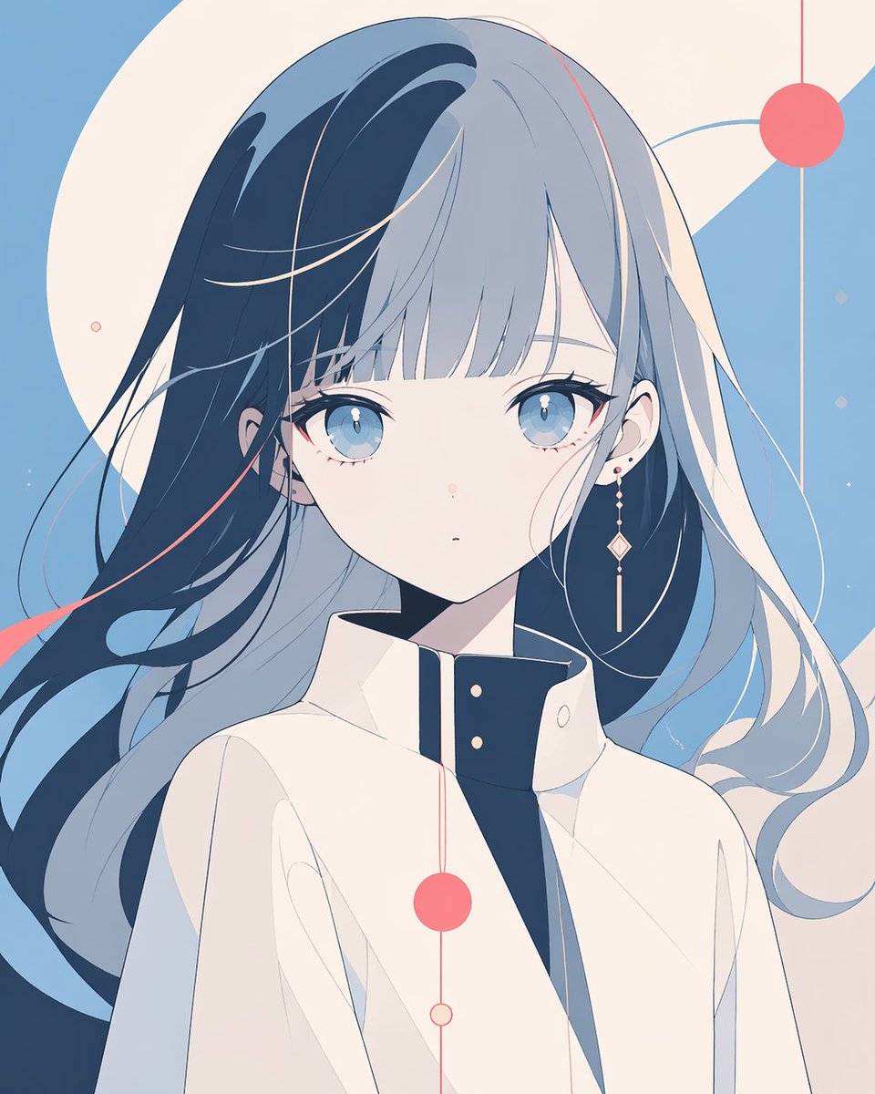 产品视觉 GPT Image 2 提示词：Minimalist Anime Portrait with Censored Face