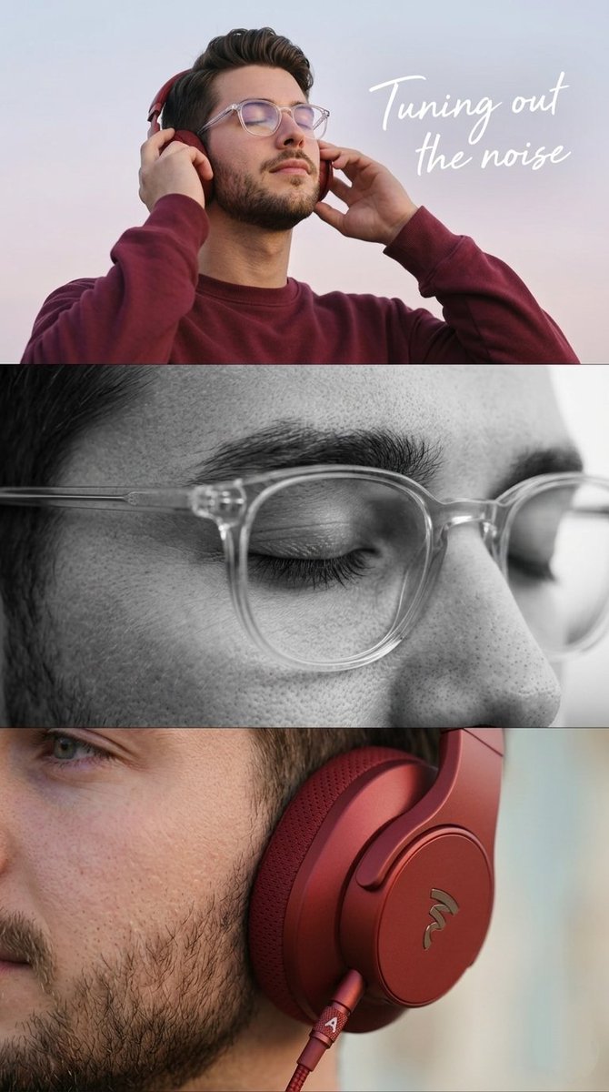 产品视觉 GPT Image 2 提示词：Minimalist Headphone Lifestyle Ad