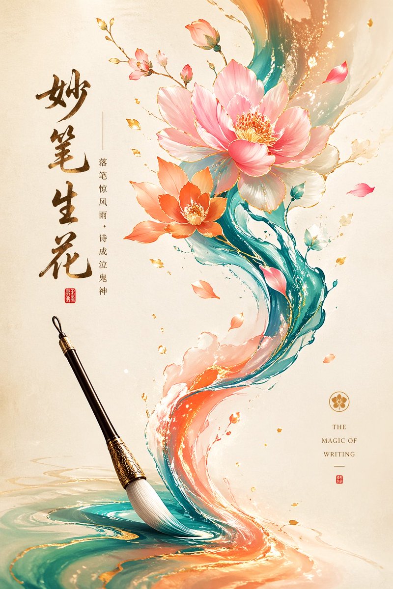 产品视觉 GPT Image 2 提示词：Minimalist Oriental Commercial Illustration