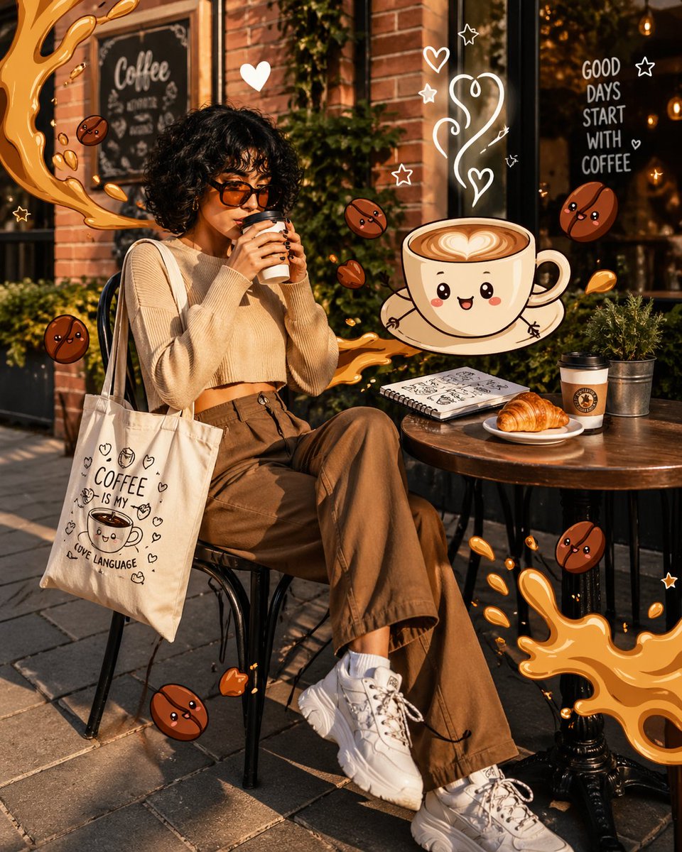 界面稿 GPT Image 2 提示词：Mixed Reality Café Illustration