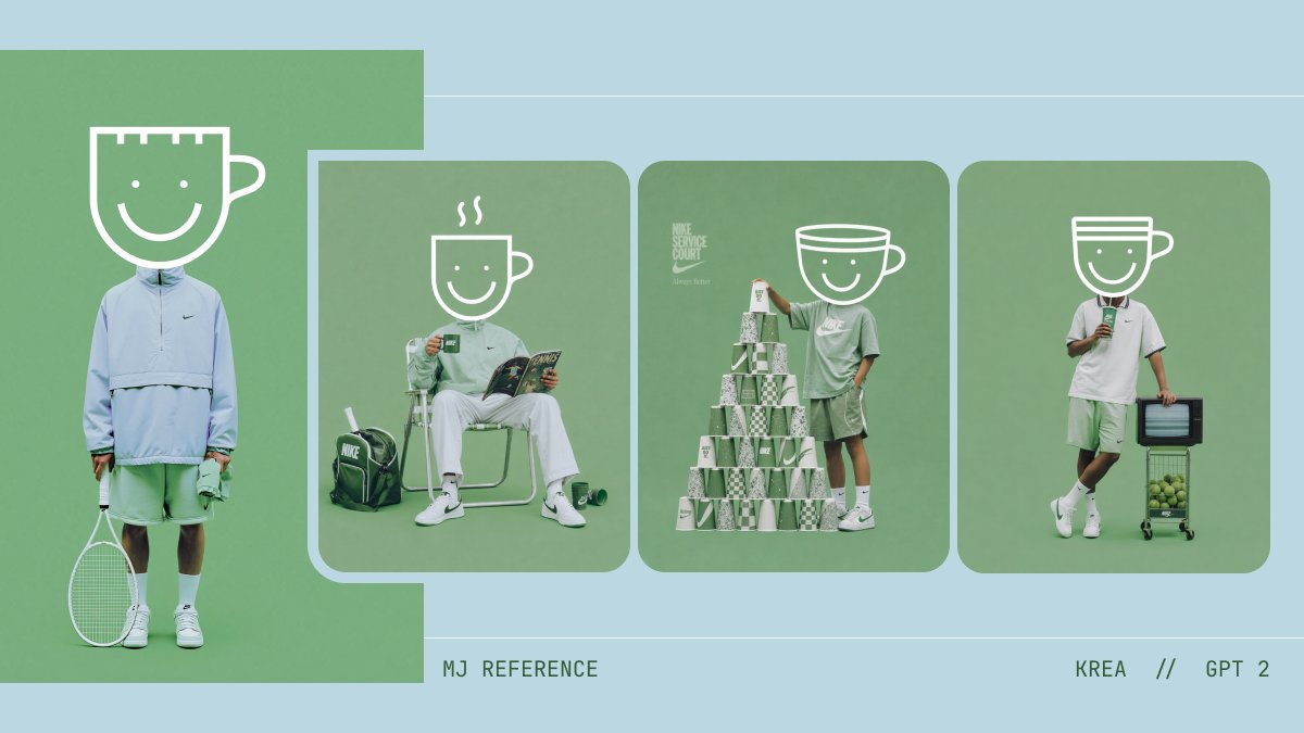 产品视觉 GPT Image 2 提示词：Monochrome Tennis Streetwear Moodboard