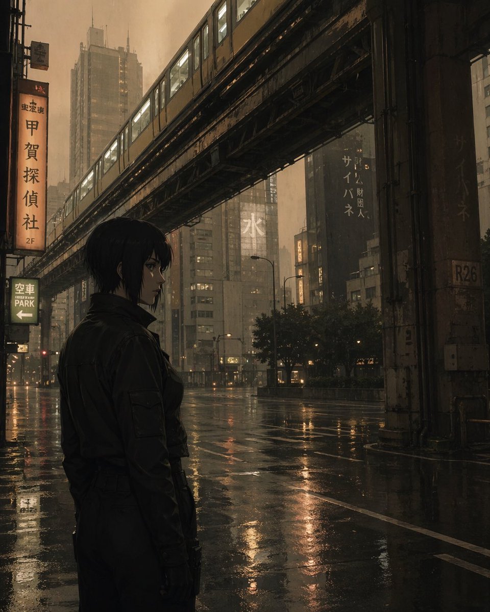 界面稿 GPT Image 2 提示词：Moody Cyberpunk Cityscape