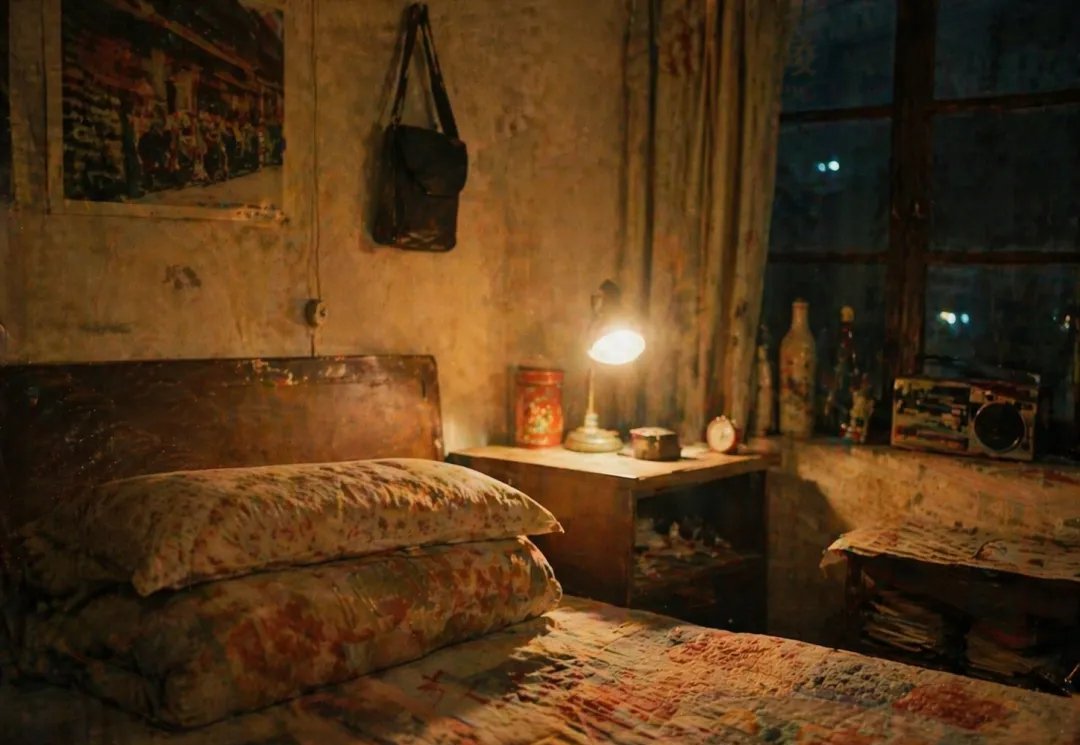 产品视觉 GPT Image 2 提示词：Moody Vintage Bedroom at Night