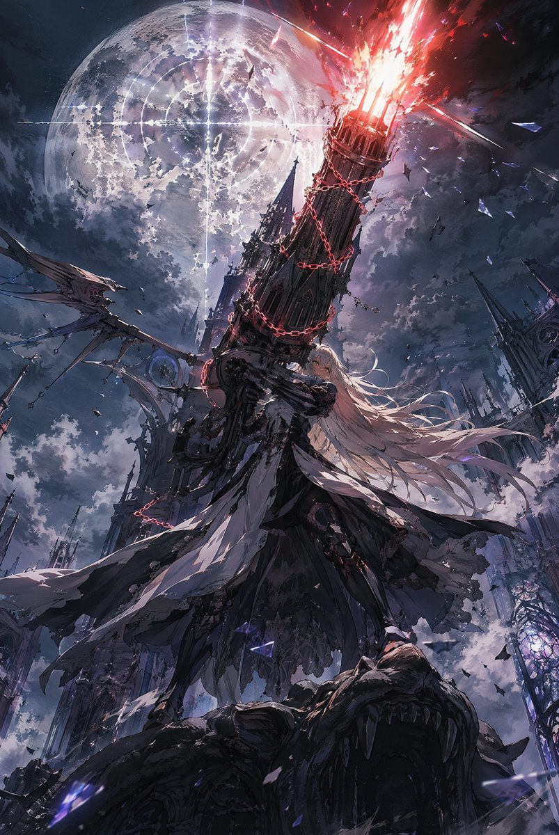 产品视觉 GPT Image 2 提示词：Moonlit Gothic Cannon Maiden